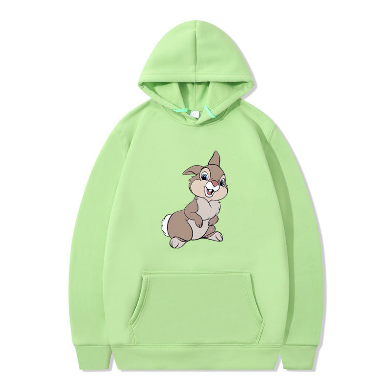 Women's hooded sweatshirt with cute rabbit design and comfortable kangaroo pockets Lune London