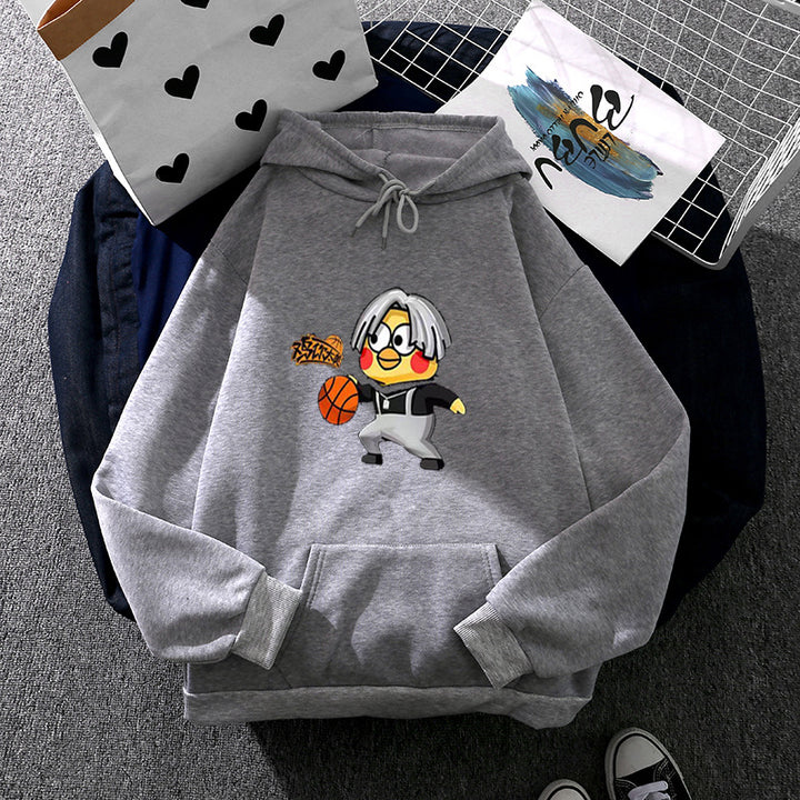 Women's hoodie with creative basketball motif Chic & Stil