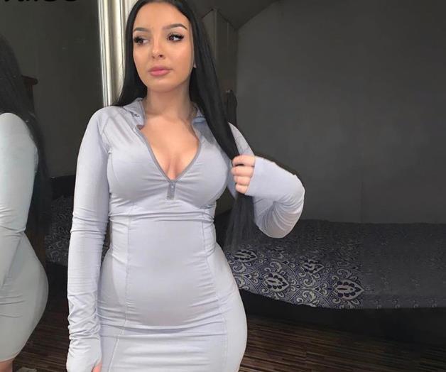 Lune London Long Sleeve Zip Bodycon Dress