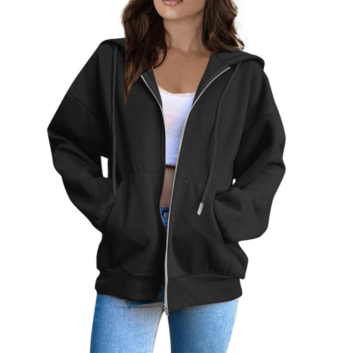 Women's hoodie jacket with cozy oversized cut Chic & Stil