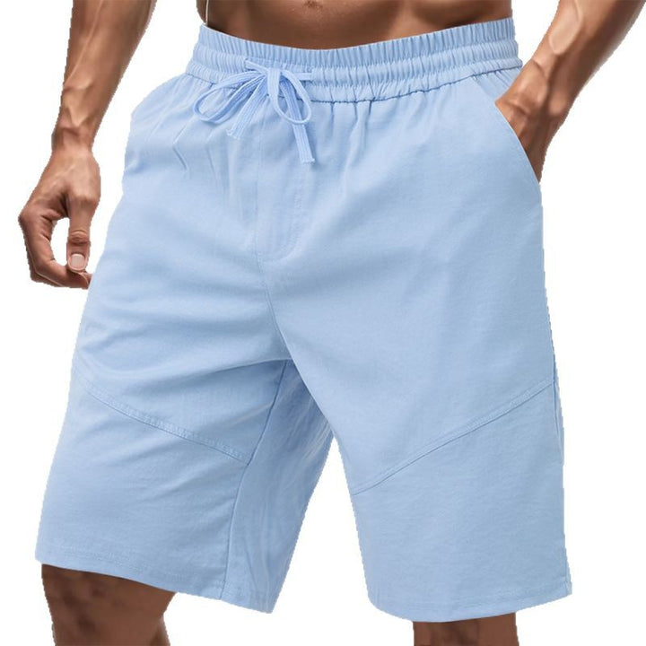 Shorts de loisirs confortables pour hommes avec taille élastique et poches latérales pratiques Lune London