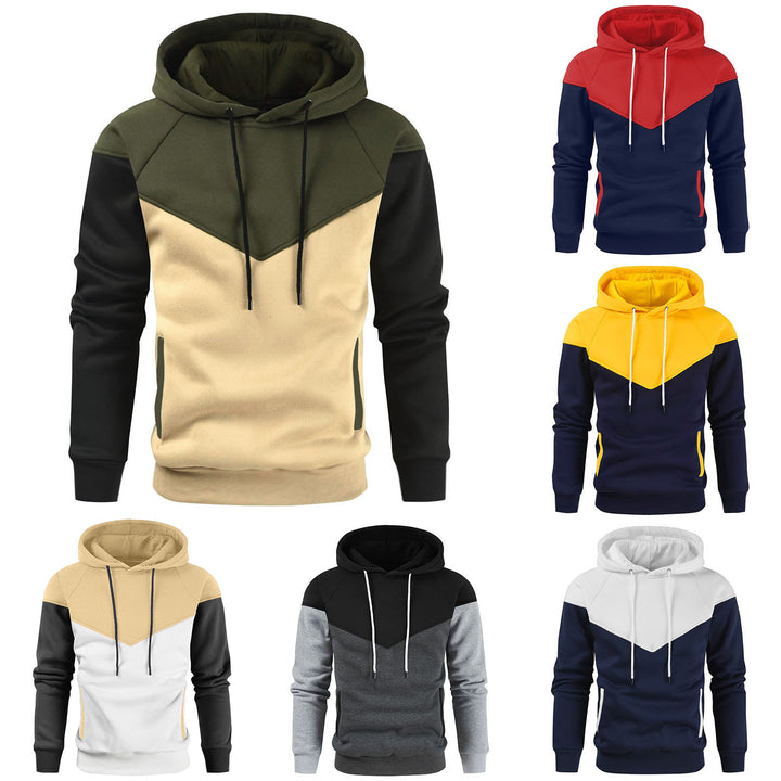 Men's trendy hoodie with an innovative patchwork design Lune London