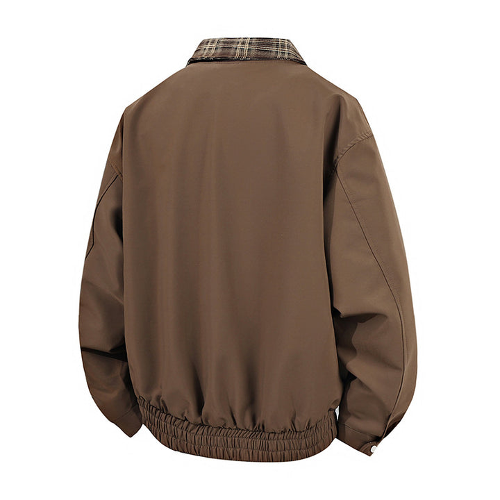 Casual transition jacket for men with high collar and elastic waist Lune London