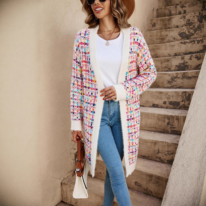 Gilet tricoté confortable pour femmes en design art moderne Chic & Stil