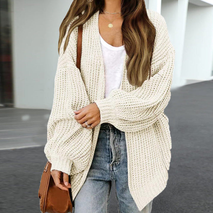 Lune London | Women's Oversized Cardigan with Deep Cut