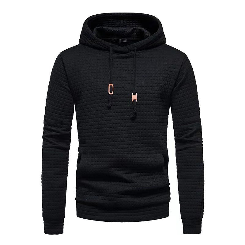 Men's comfortable hoodie with textured fabric Lune London
