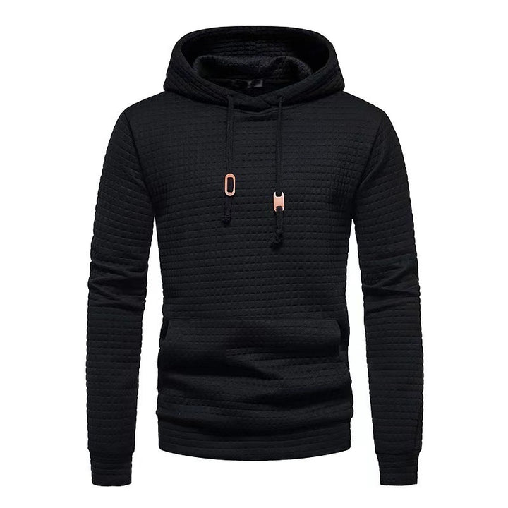 Men's comfortable hoodie with textured fabric Lune London
