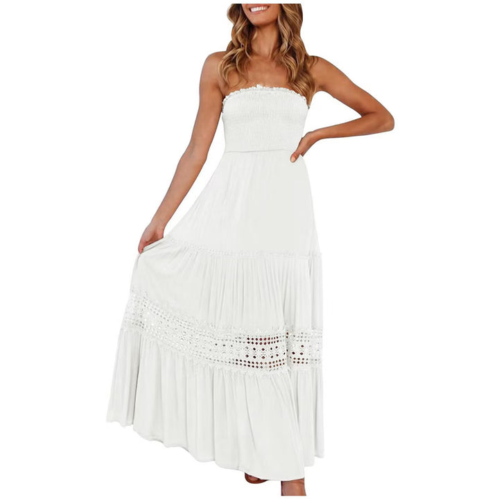 Lune London Sleeveless Bohemian Maxi Dress for Women
