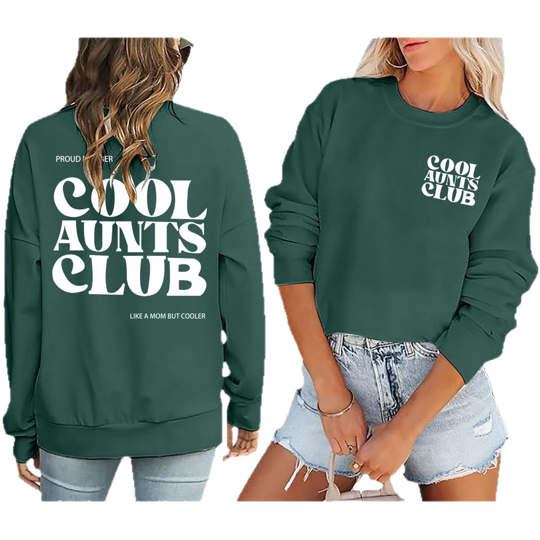 Sweatshirt pour femme avec motif de club cool Chic & Stil
