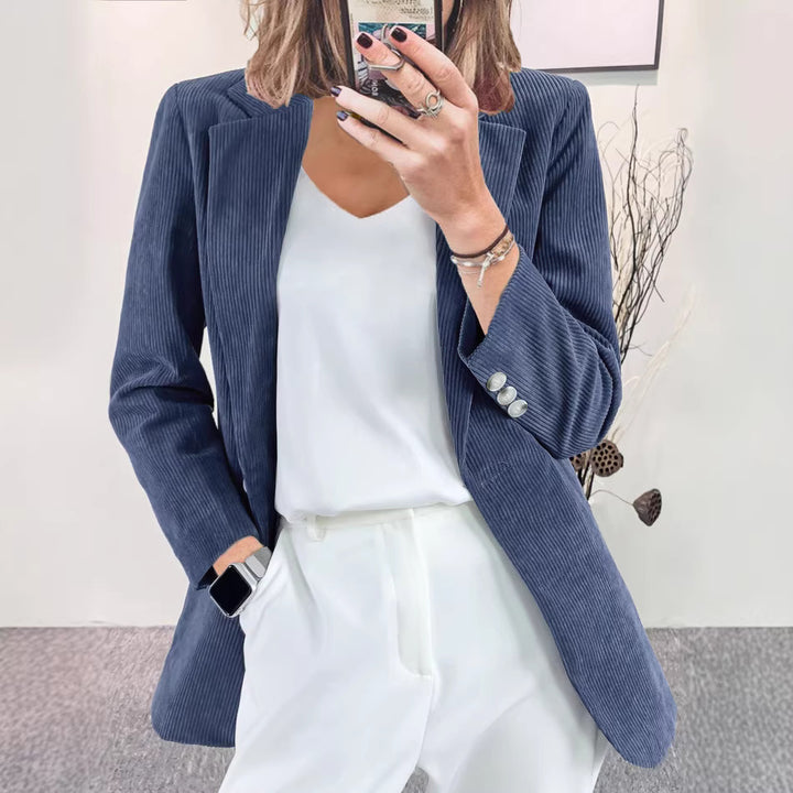 Veste à rayures à la mode pour femmes avec coupe slim Chic & Stil