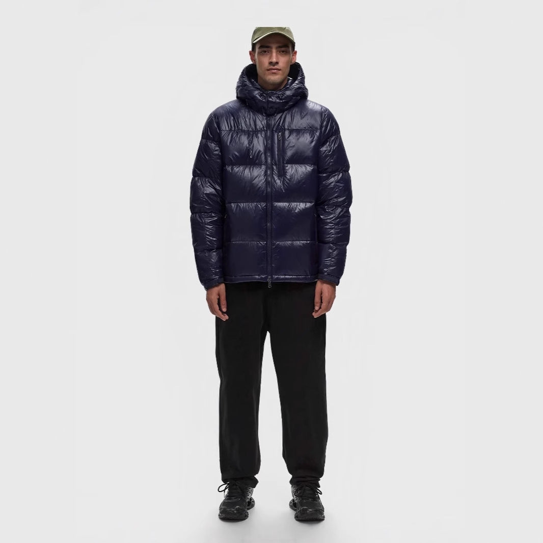 Women's insulated winter jacket with removable hood and water-repellent material Lune London