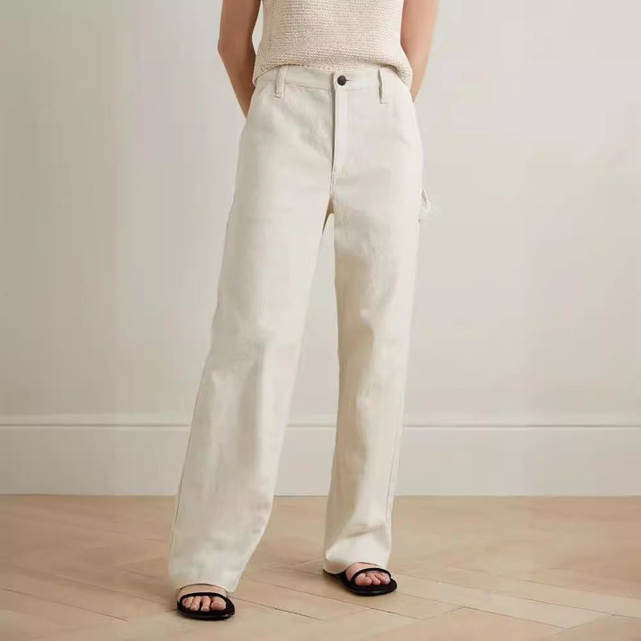 Wide cargo pants for women with practical pockets and comfortable fit Lune London
