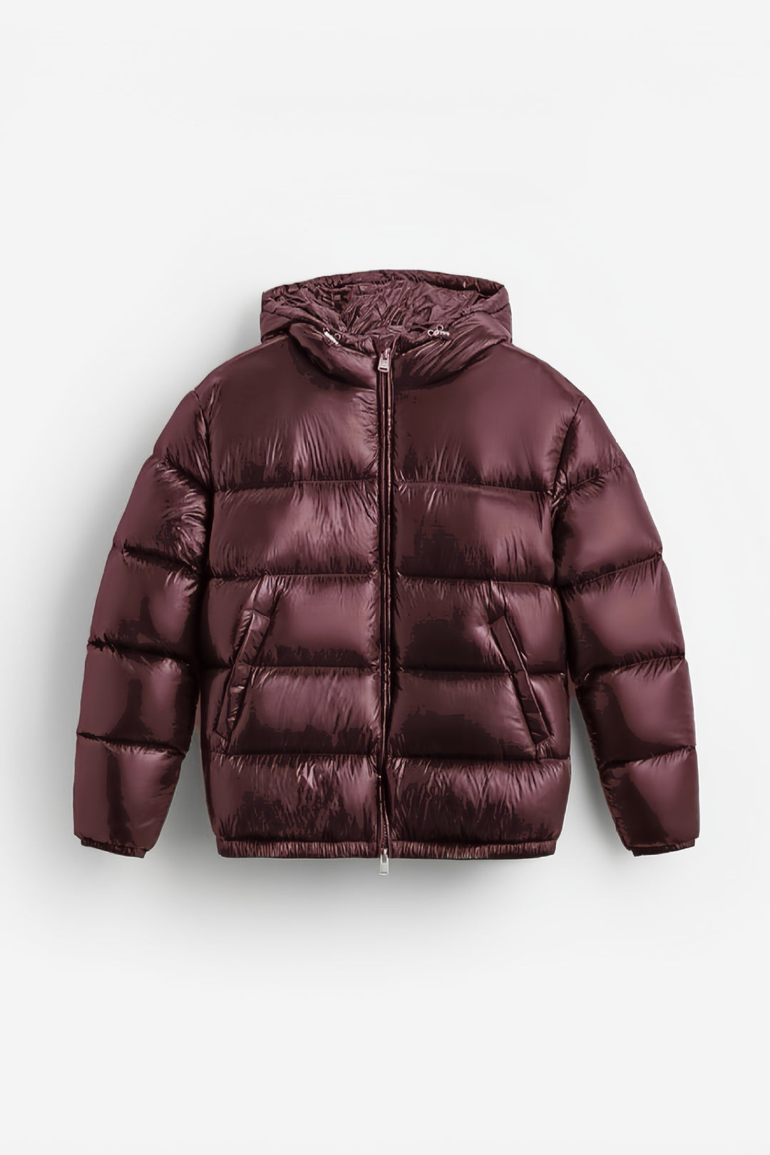 Ladies elegant quilted jacket with hood Lune London