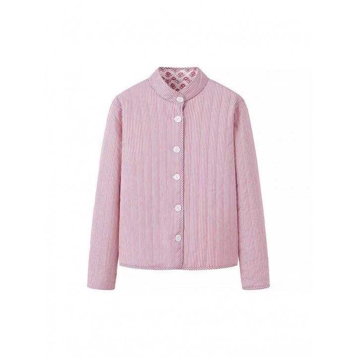Reversible cotton jacket for women with elegant print Lune London