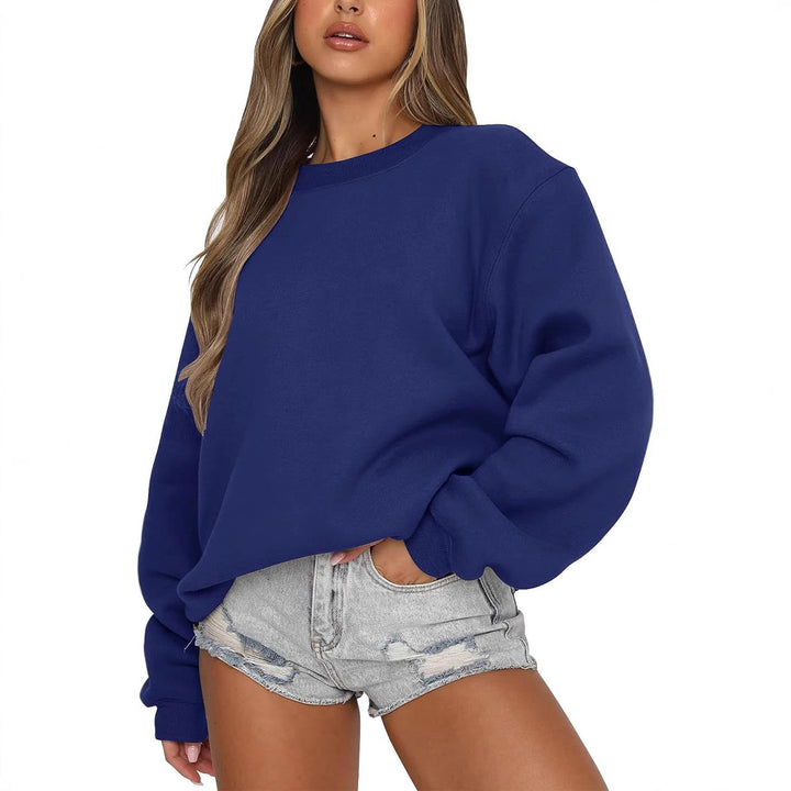 Ladies Oversized Sweatshirt with Wide Sleeves Lune London