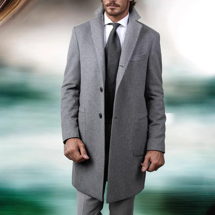 Elegant cotton trench coat for men with refined pockets and modern cut Lune London