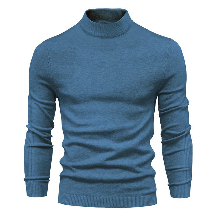 Fine sweater for men with a high collar and modern design Lune London