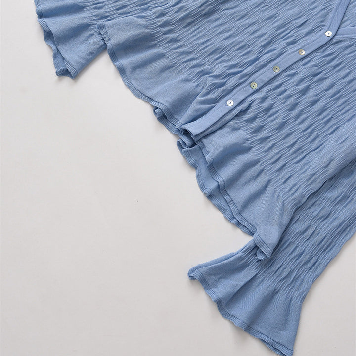 Women cardigan with wide sleeves and button details Lune London