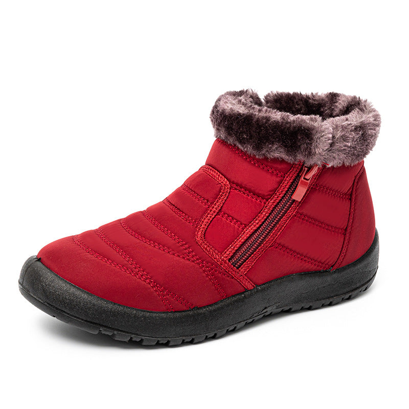 Bottes d'hiver isolées pour femmes avec semelle antidérapante et fermeture éclair pratique Lune London
