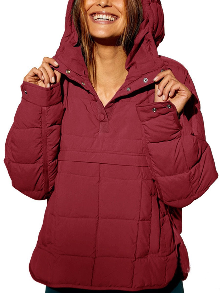 Dames doudoune avec col haut Chic und Stil