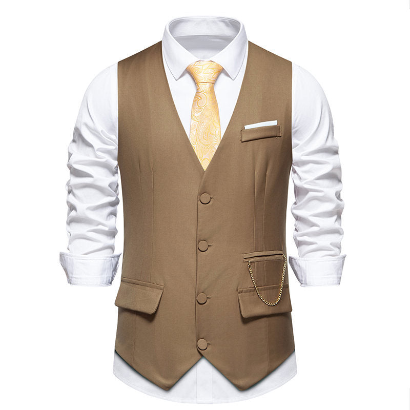 Elegant suit vest for men with practical pockets and trendy design Lune London