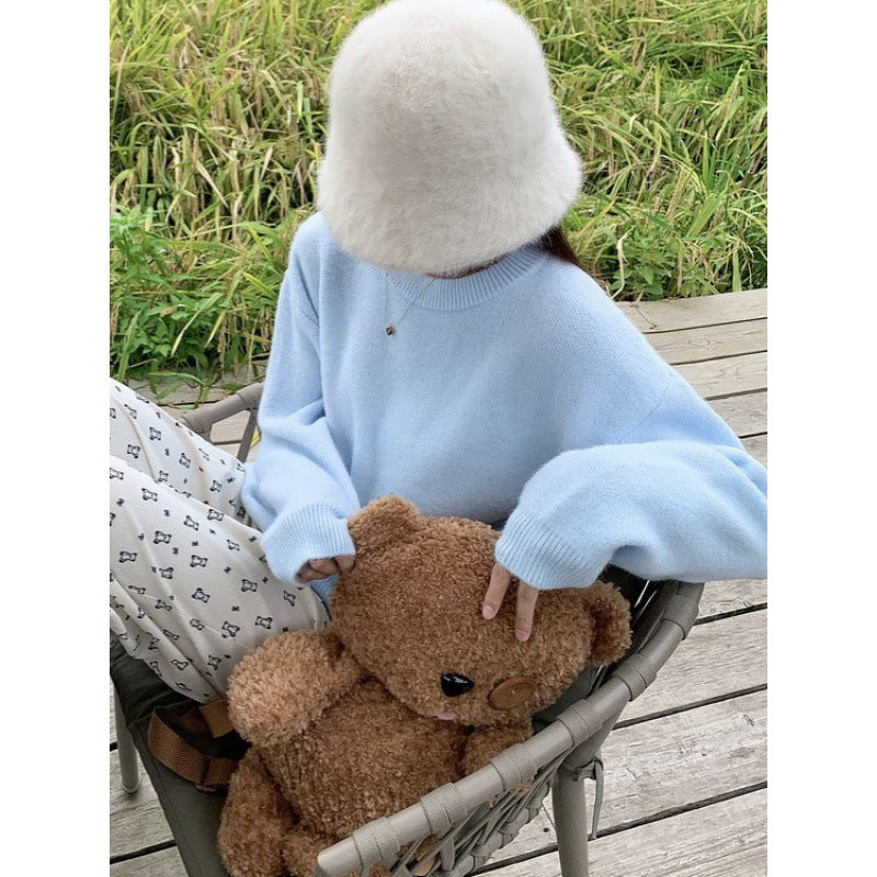 Pull en maille confortable pour femmes à coupe surdimensionnée Chic & Stil