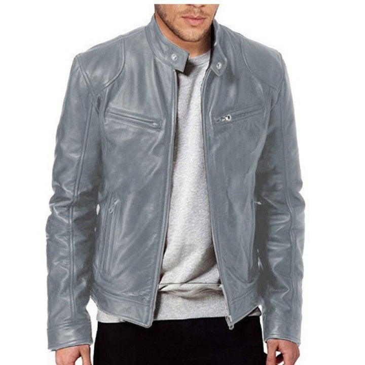 Premium leather biker jacket for men Lune London