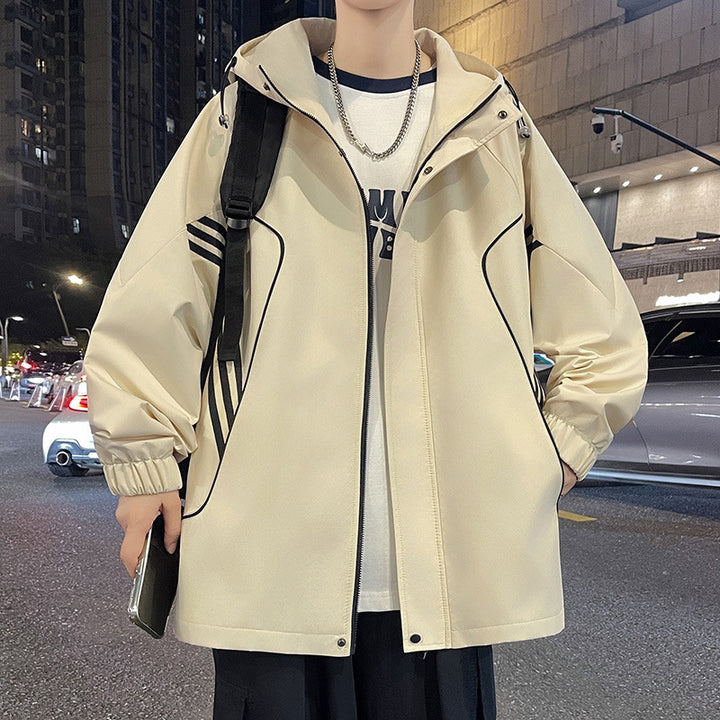 Lune London men's windbreaker transition jacket