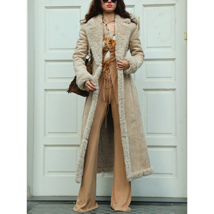 Women's Luxurious Faux Fur Coat Lune London