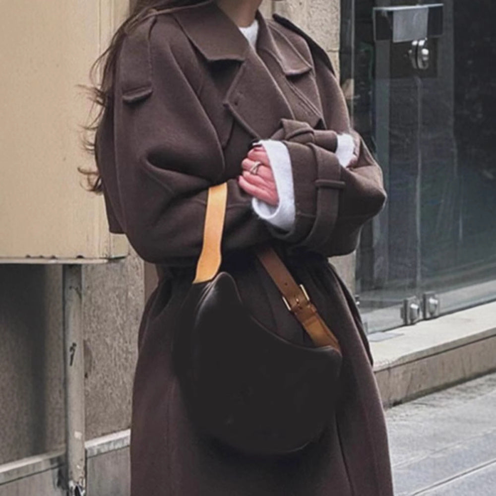 Oversized wool coat for women Lune London