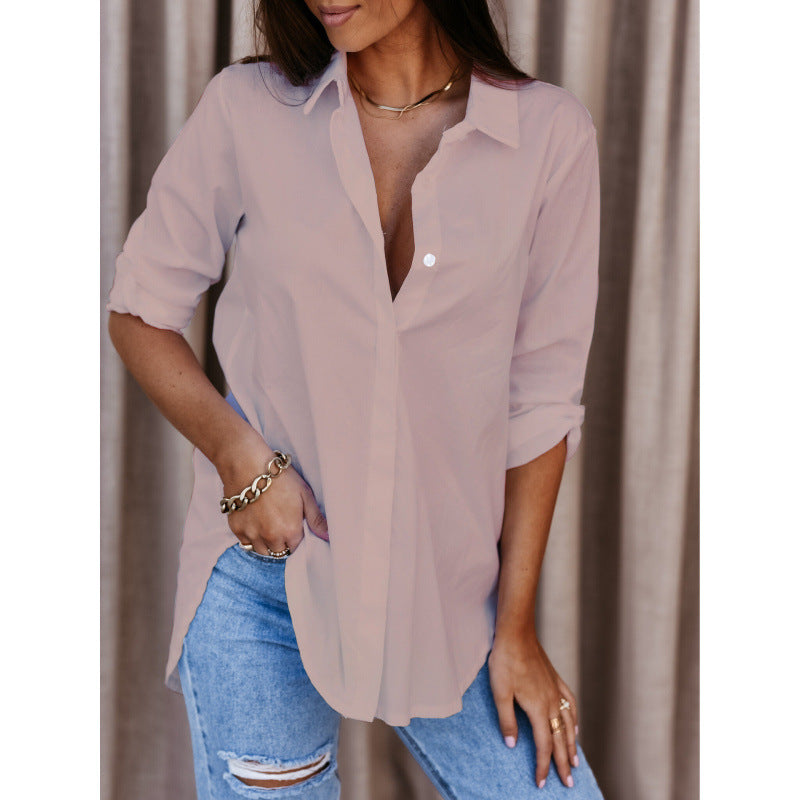 Lune London Casual Button-Up Shirt for Women