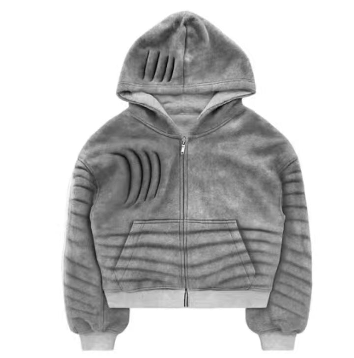 Veste hoodie femme avec dégradé tendance et zip pratique Chic & Stil
