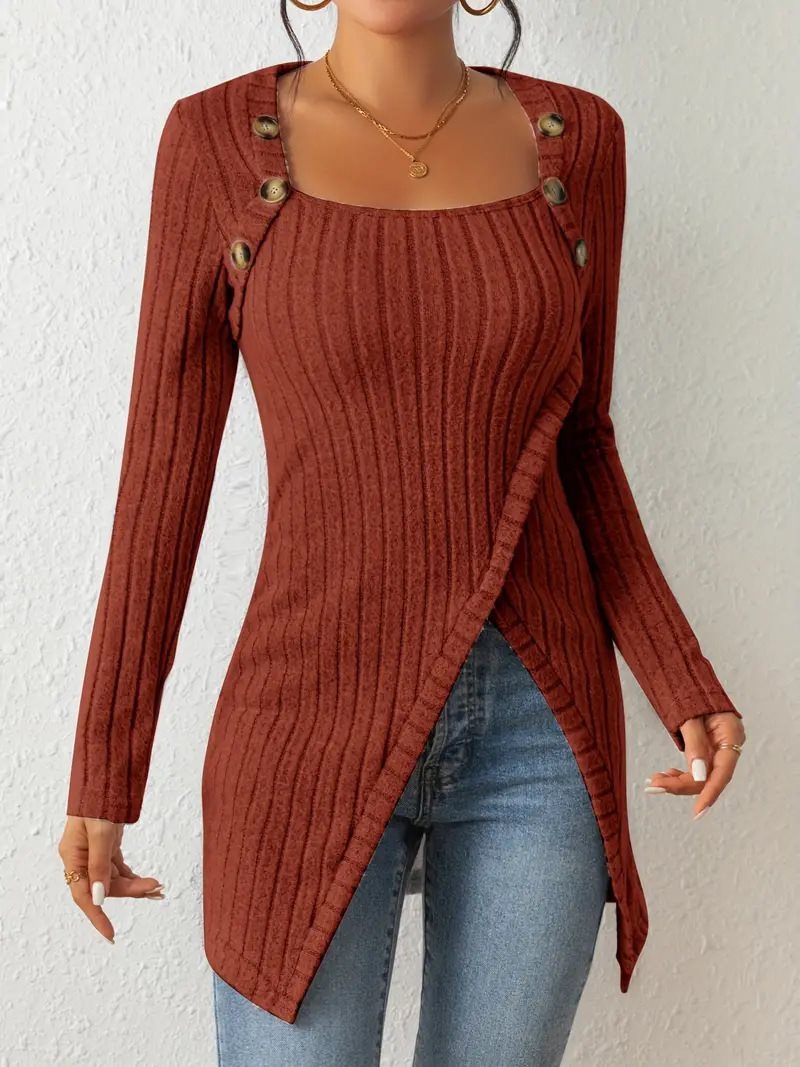 Women Long Sleeve T-shirt with Original Cut Lune London