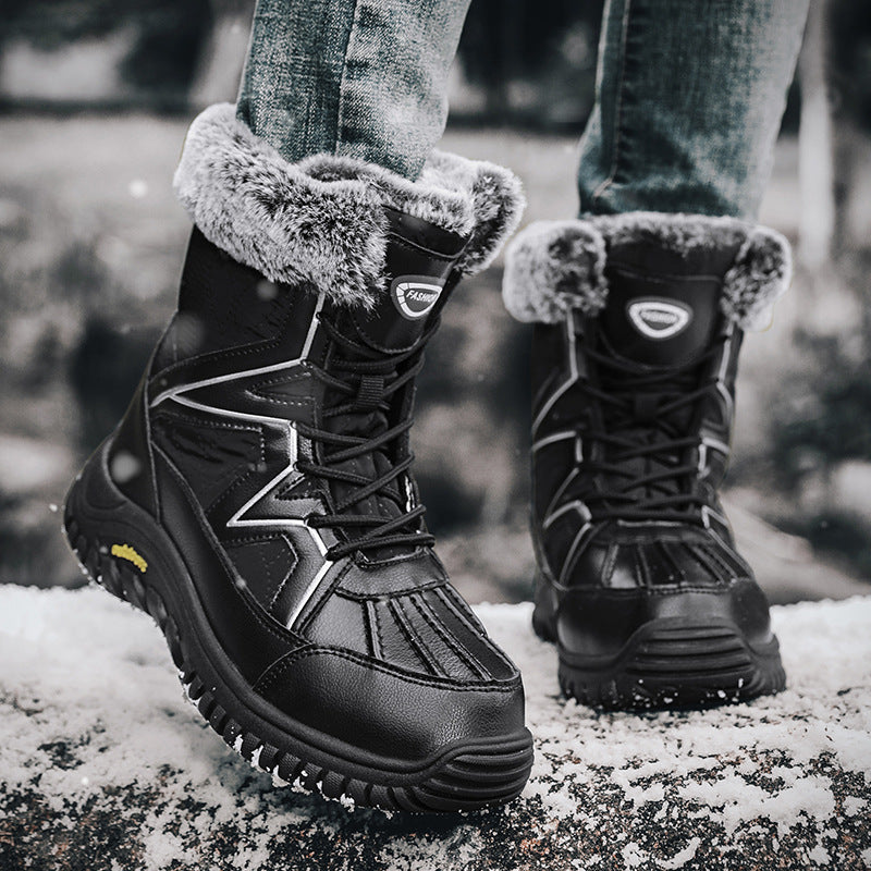 Women's waterproof winter boots with insulated lining and non-slip sole Lune London