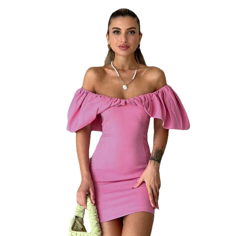 Mini wedding dress for women with voluminous sleeves Lune London