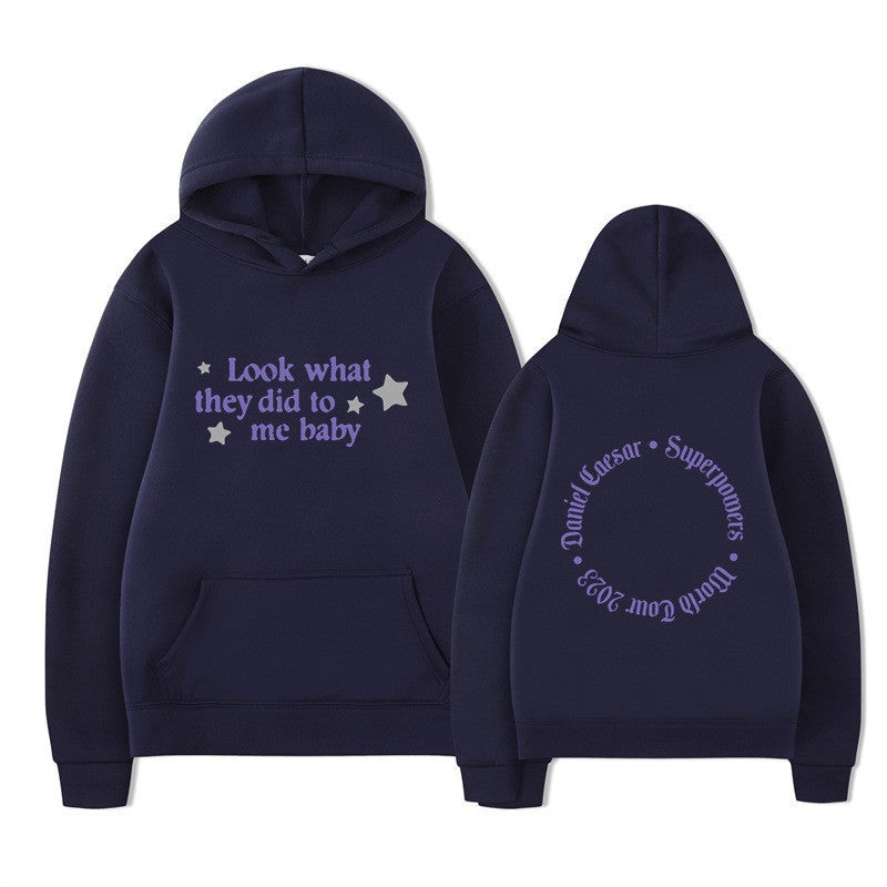 Women's hooded sweatshirt with creative slogan and unique design Chic & Stil