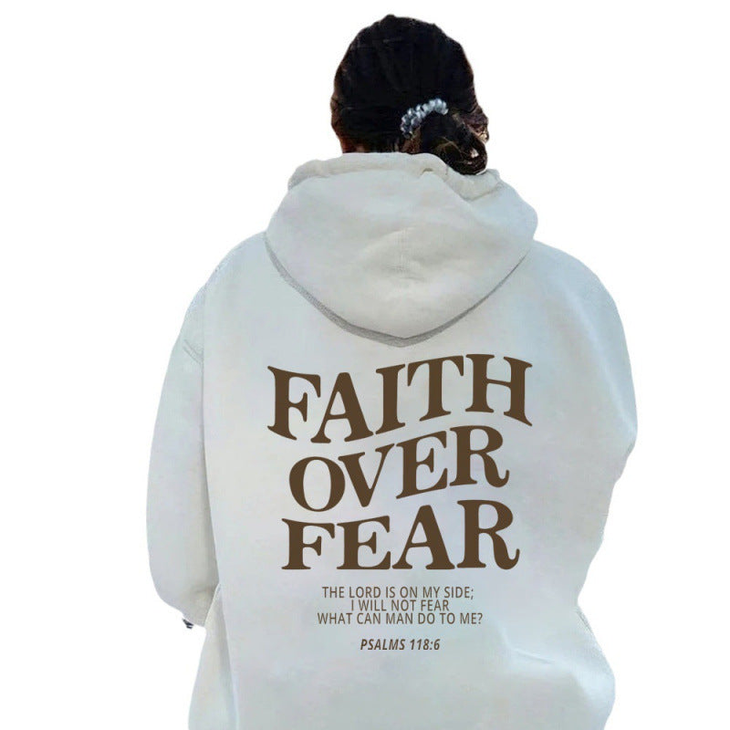 Women's hoodie with inspiring lettering and comfortable fit Lune London