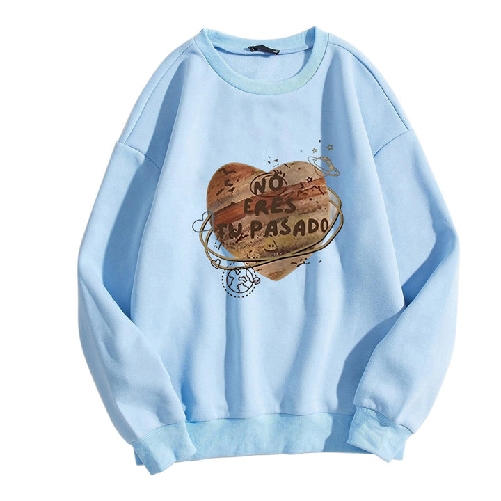 Women casual sweatshirt with creative heart design Chic & Stil