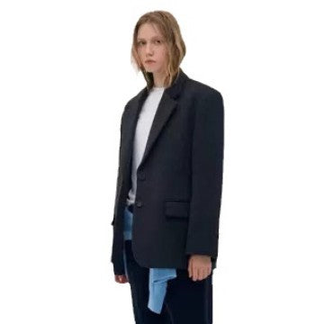 Veste en laine surdimensionnée classique pour femmes Chic & Stil