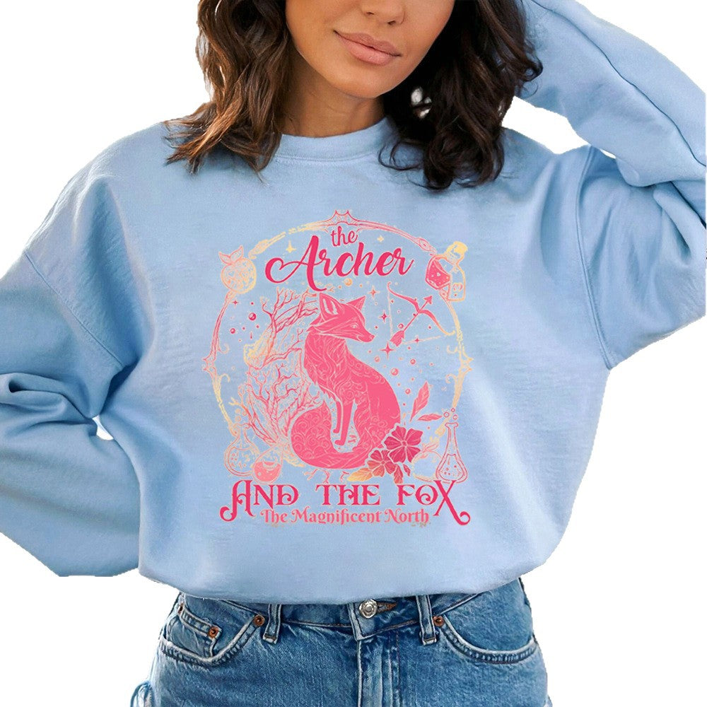 Sweatshirt pour femmes avec motif animal créatif et impression inspirante Chic & Stil