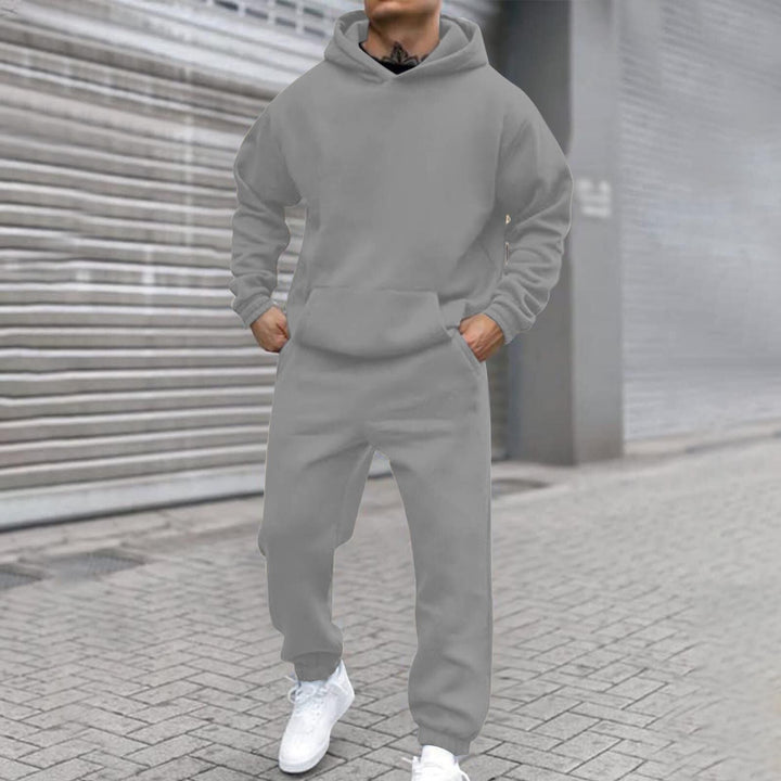 Men's Comfortable Hoodie Suit with Elastic Waistband and Practical Pockets Lune London