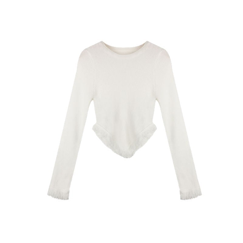 Pull tricoté pour femme avec franges Chic & Stil