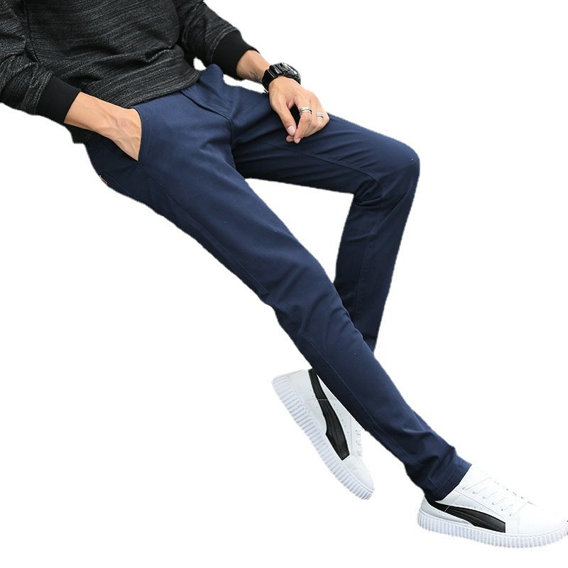 Men's slim-fit chino pants with practical pockets Lune London