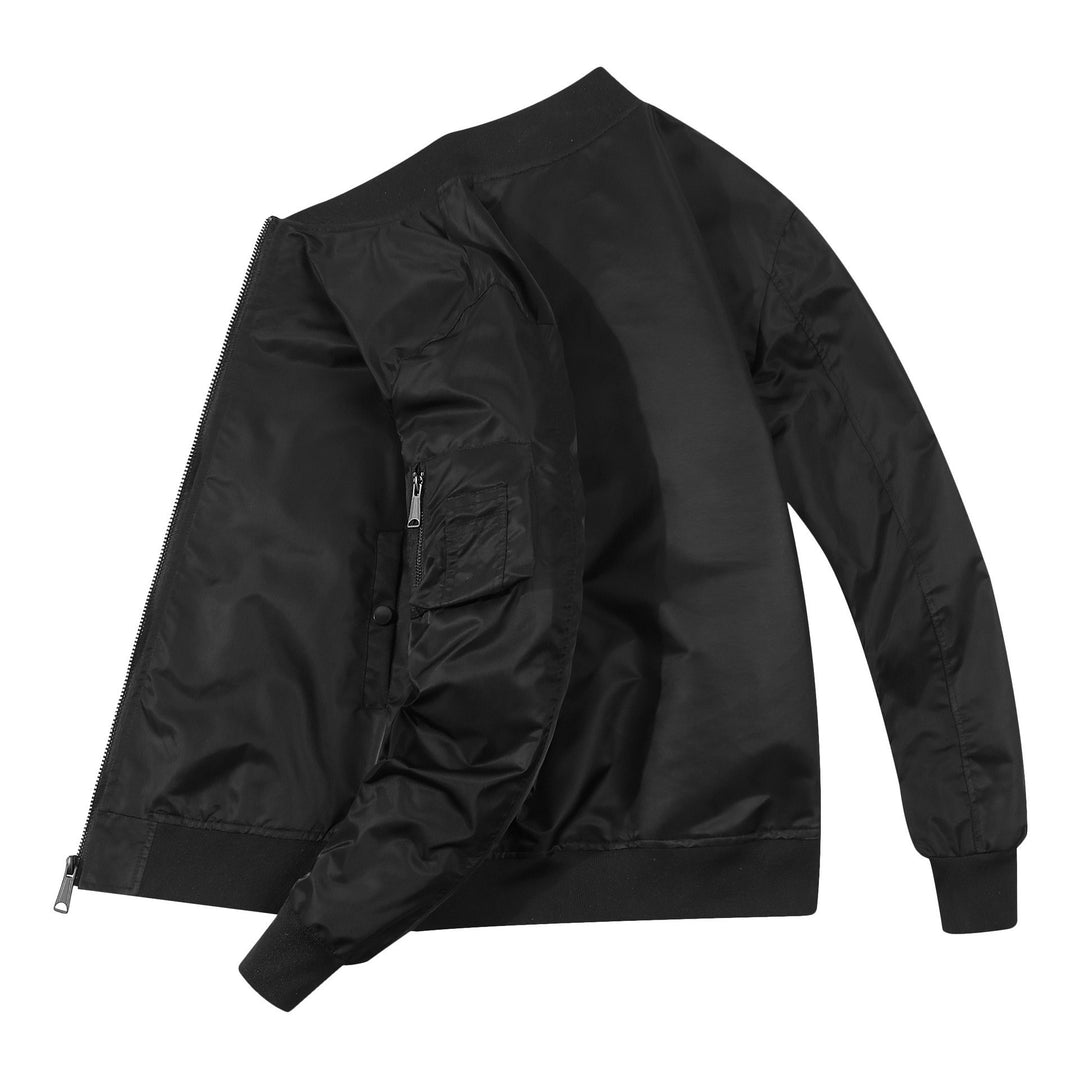 Women's bomber jacket with functional pockets and chic sporty design