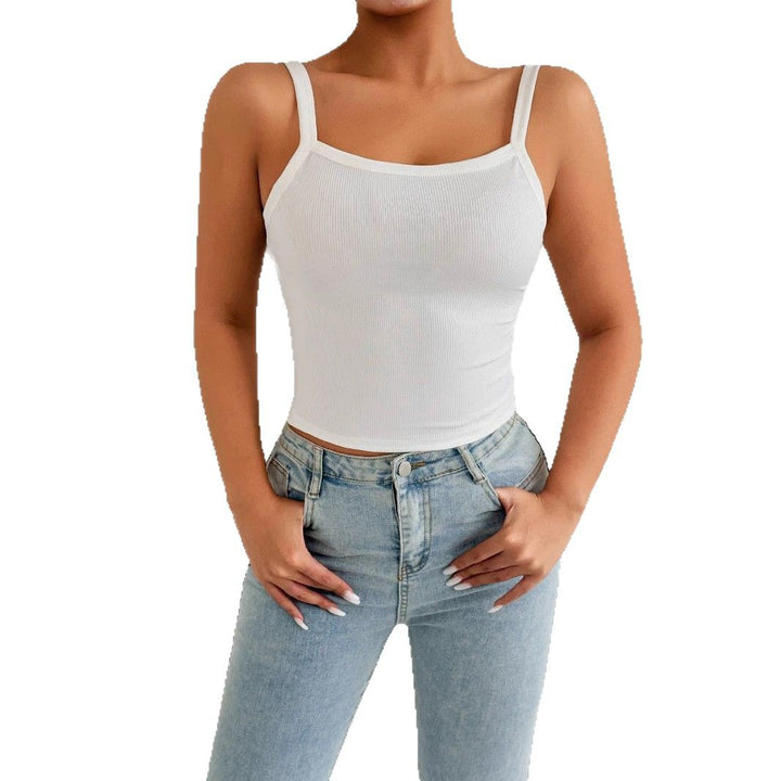 Women's ribbed tank top with a form-fitting cut Lune London
