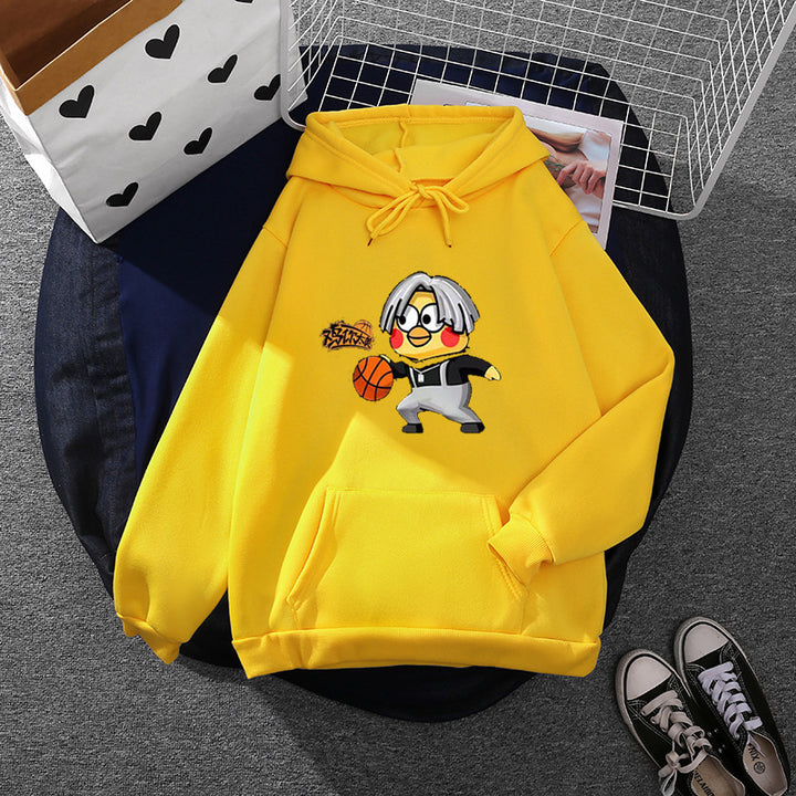 Women's hoodie with creative basketball motif Chic & Stil