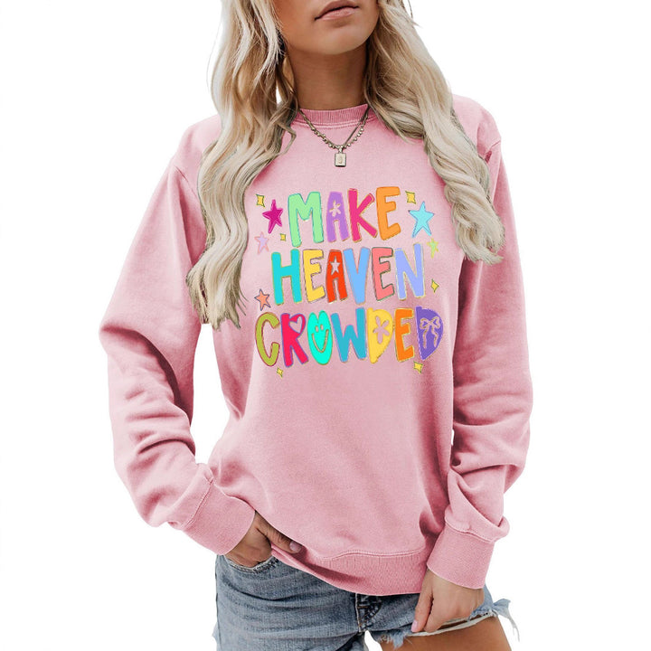 Sweat-shirt pour femmes avec un design coloré et une écriture ludique Chic & Stil