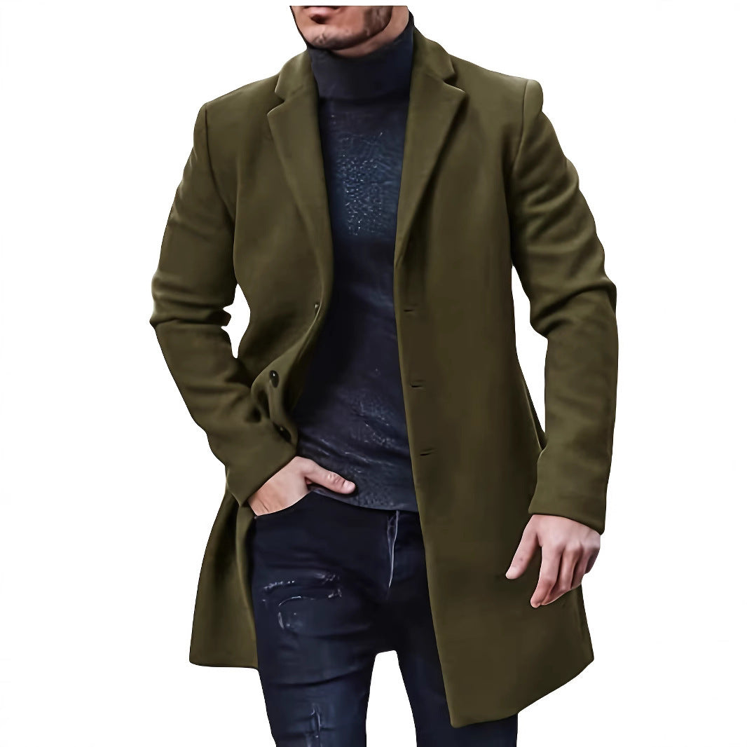 Elegant coat for men with classic lapel Lune London