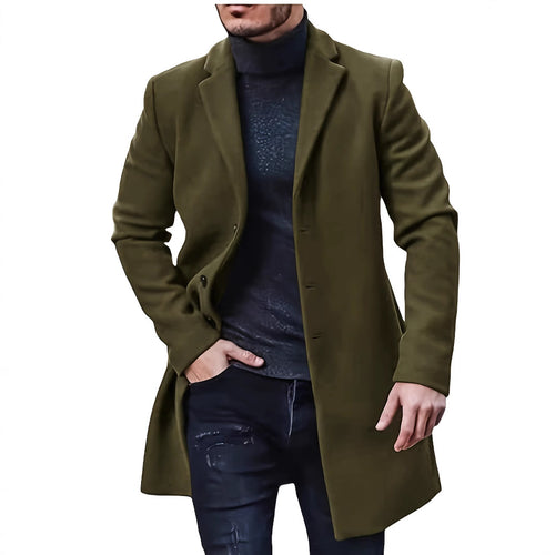 Elegant coat for men with classic lapel Lune London