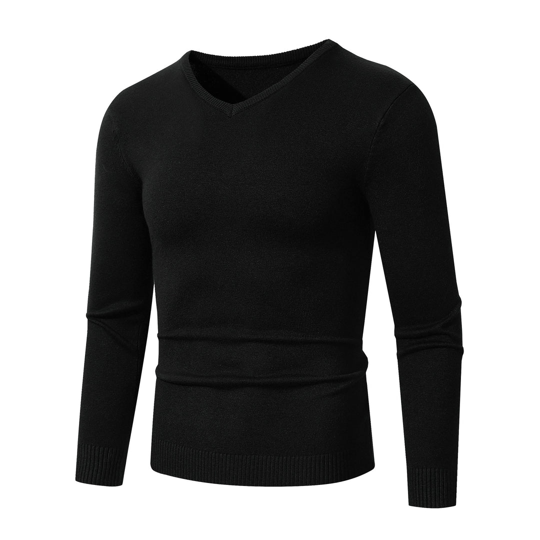 Elegant men's sweater with V-neck Lune London